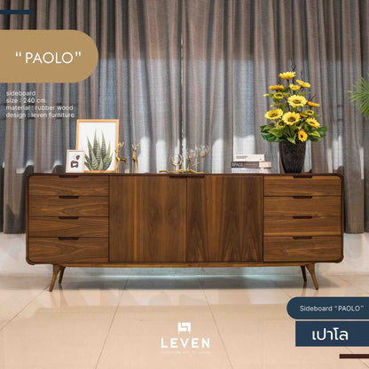 Leven Furniture ตู้ไซด์บอร์ด Sideboard รุ่น เปาโล PAOLO 240 CM.