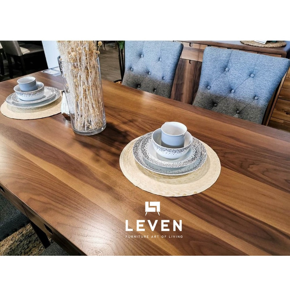 Leven Furniture โต๊ะอาหารไม้จริง รุ่น เมเบล MEBEL