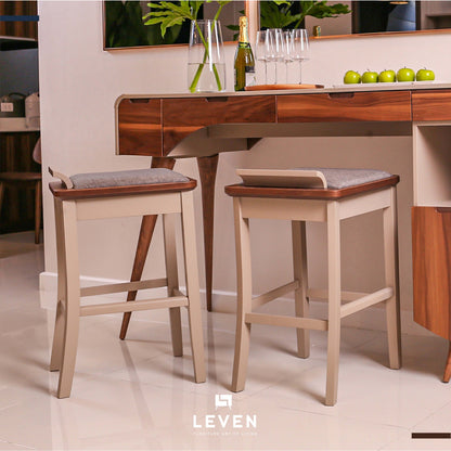 Leven Furniture เคาน์เตอร์บาร์ไม้ รุ่น อแมนด้า AMANDA