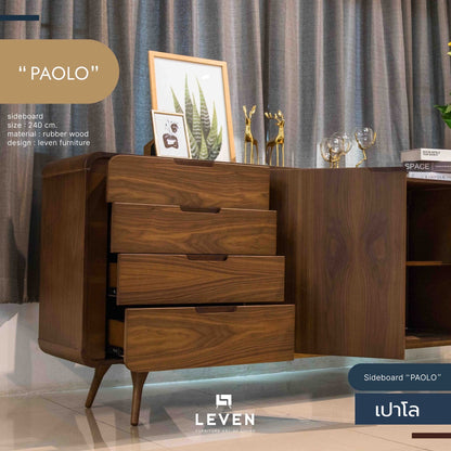 Leven Furniture ตู้ไซด์บอร์ด Sideboard รุ่น เปาโล PAOLO 240 CM.