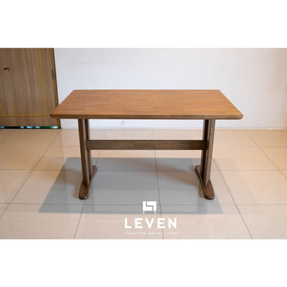 Leven Furniture โต๊ะอาหารไม้ รุ่น เอคโค่ ECHO ขนาด 135 ซม. ขนาด 180 ซม. ไม้จริง