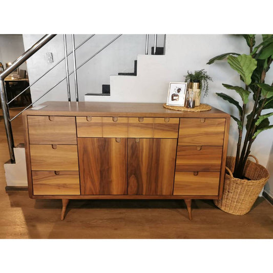 Leven Furniture ตู้ไซด์บอร์ดไม้ Sideboard รุ่น เมเบล MEBEL ไม้จริงทั้งตัว