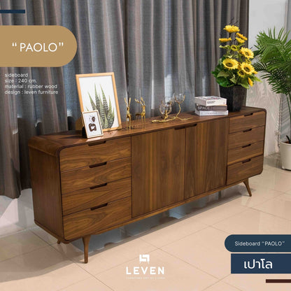 Leven Furniture ตู้ไซด์บอร์ด Sideboard รุ่น เปาโล PAOLO 240 CM.